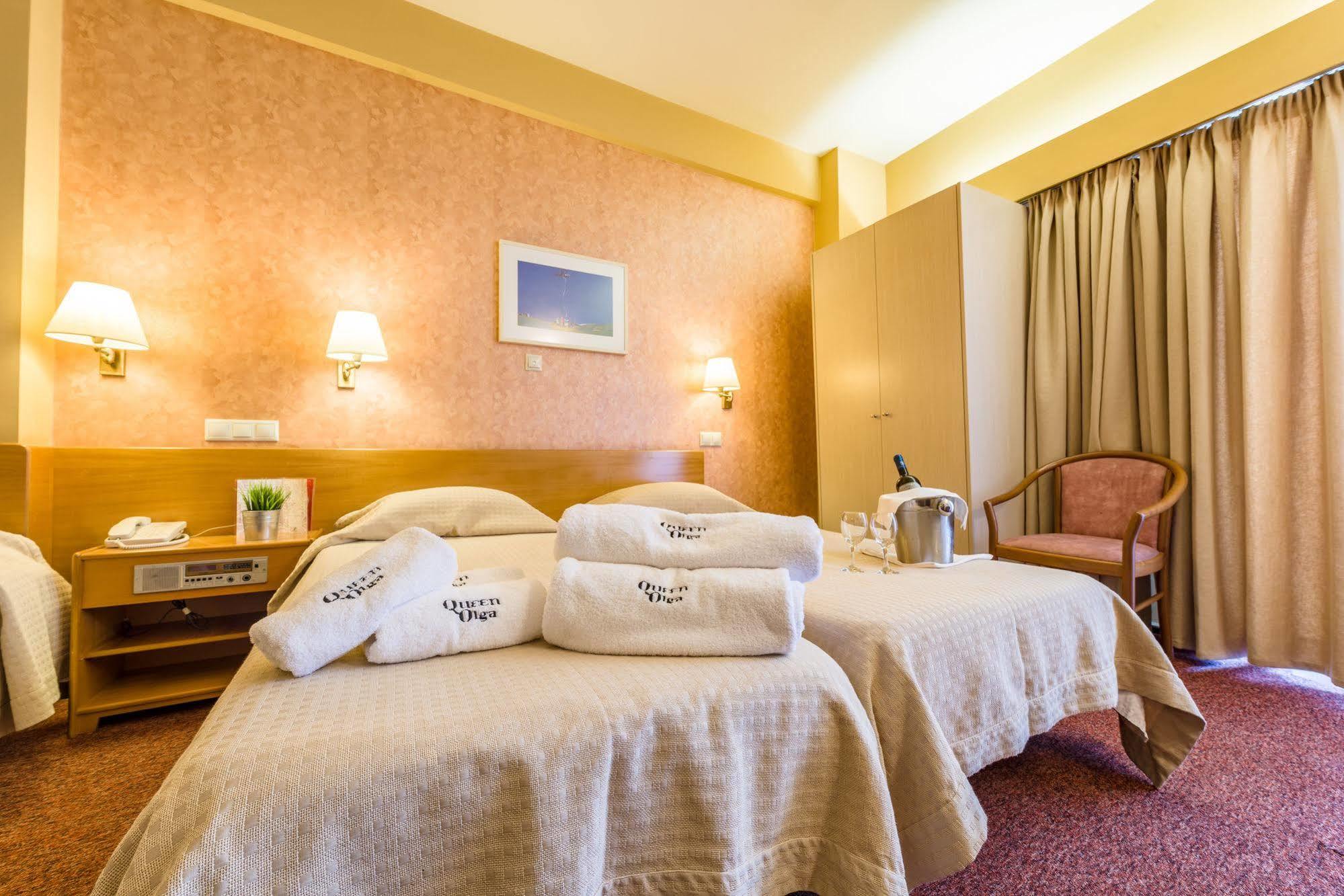 Queen Olga Hotel Tesalonika Bagian luar foto